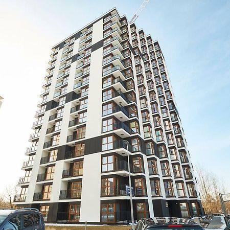 Modern Apartment In Warsawa Bagian luar foto