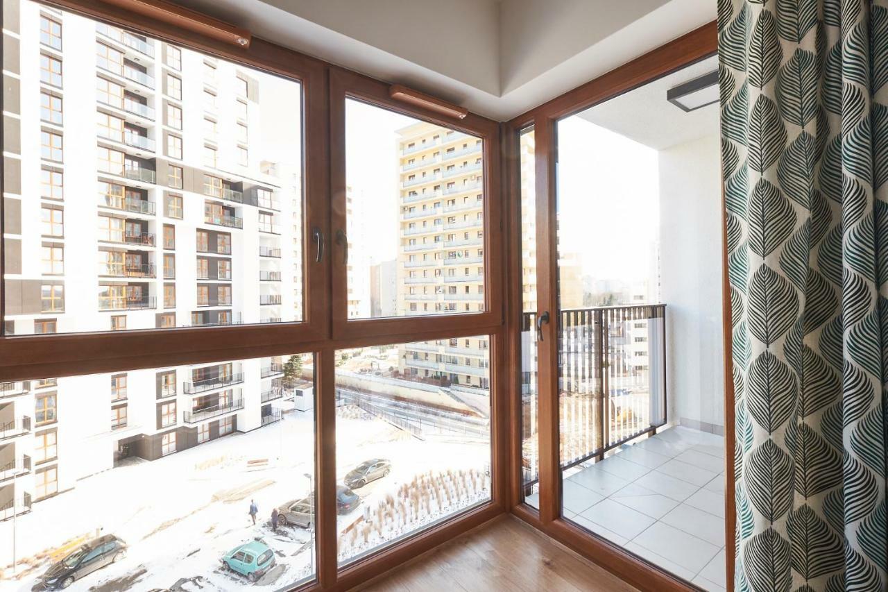 Modern Apartment In Warsawa Bagian luar foto