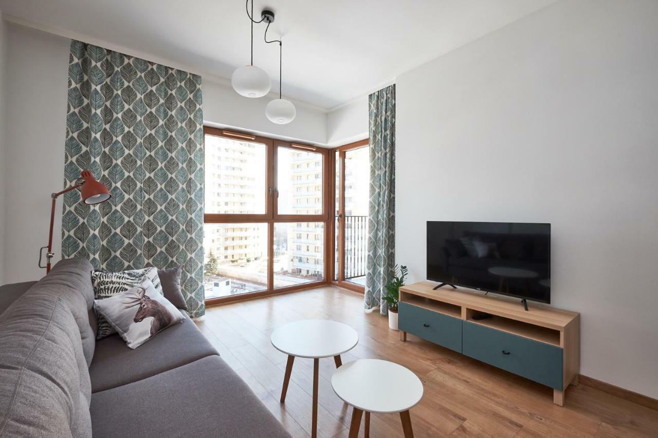 Modern Apartment In Warsawa Bagian luar foto